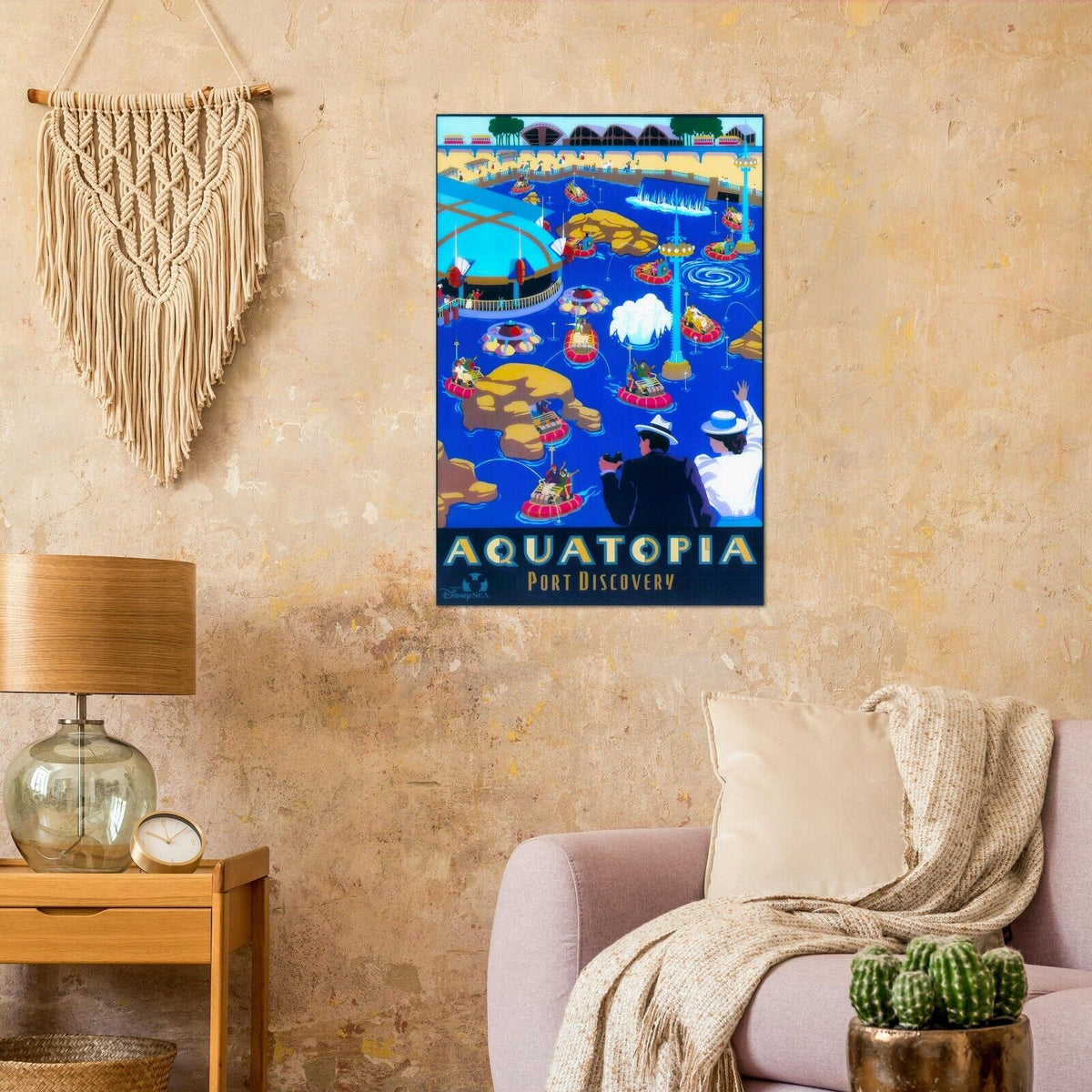 DisneySea Attraction Poster - Aquatopia, Tokyo Disneyland