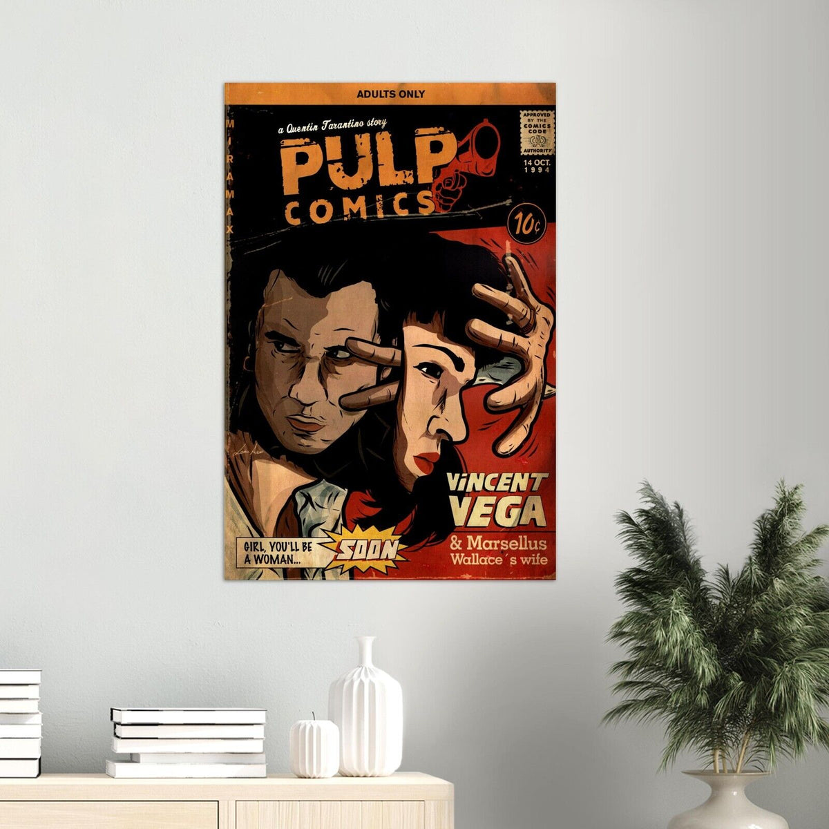 Pulp Fiction Movie Poster - Quentin Tarantino - Alternate #4