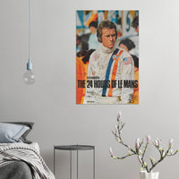 Steve McQueen - Movie Poster - The Man and Le Mans - US Version #1