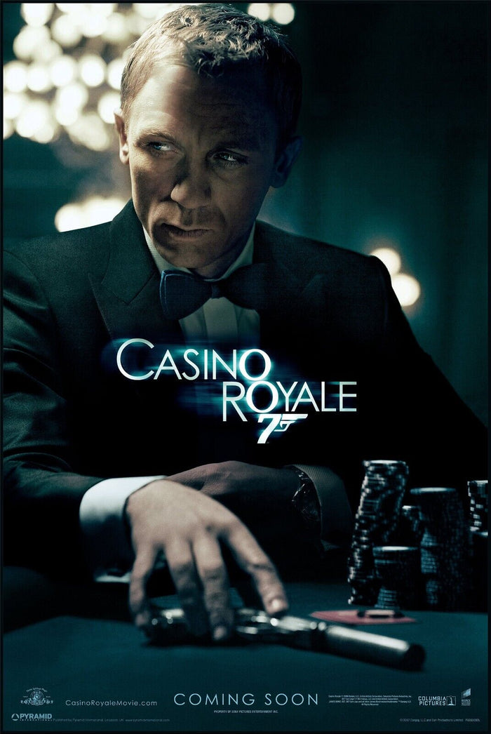 Casino Royale - James Bond 007 Movie Poster - Daniel Craig - US Teaser #2