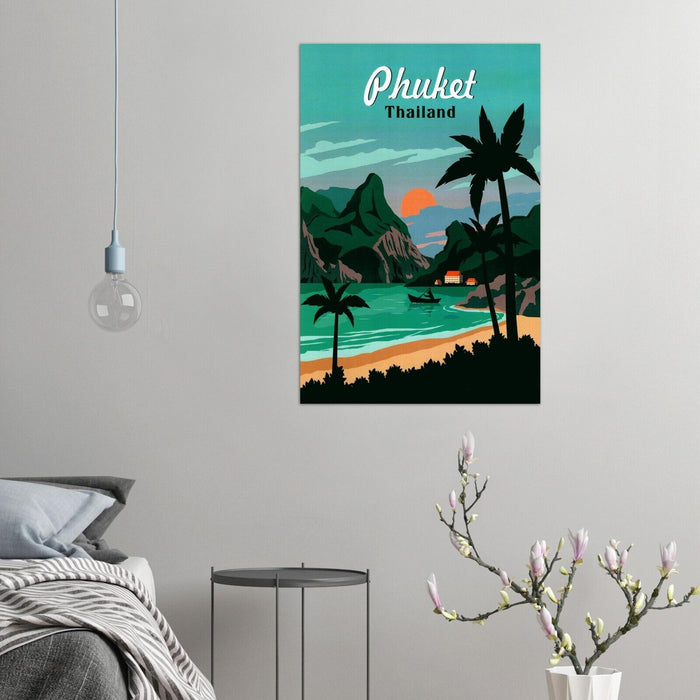 Phuket - Thailand - Vintage Travel Poster