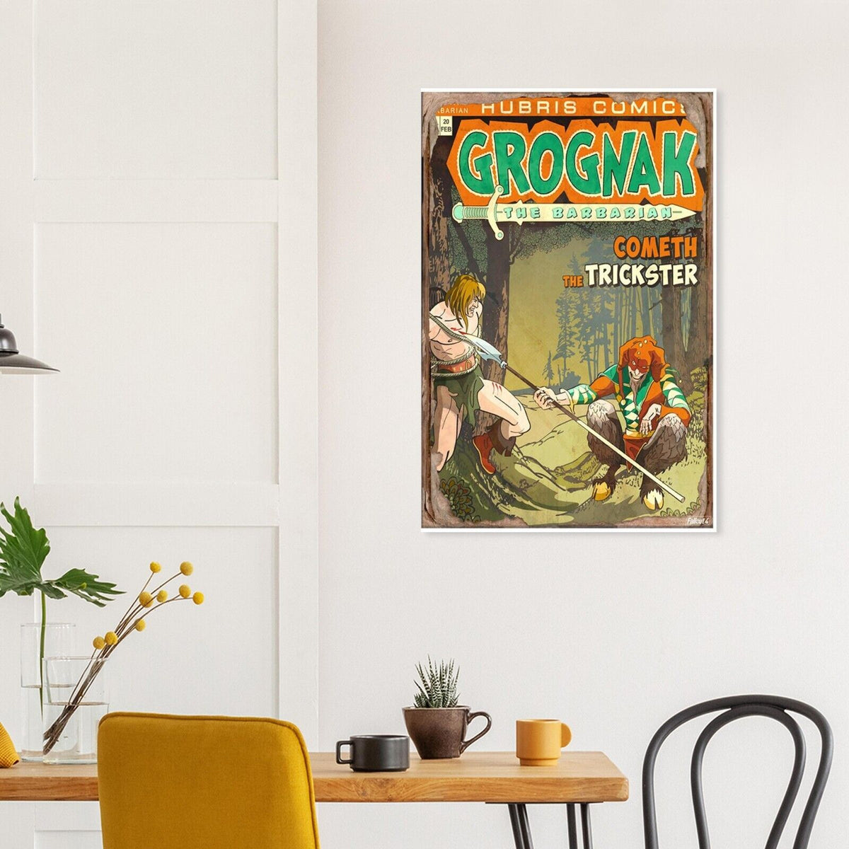 Grognak - Cometh the Trickster - Fallout 4 Poster