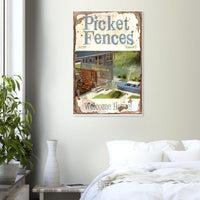 Picket Fences - Welcome Home - Fallout 4 Poster