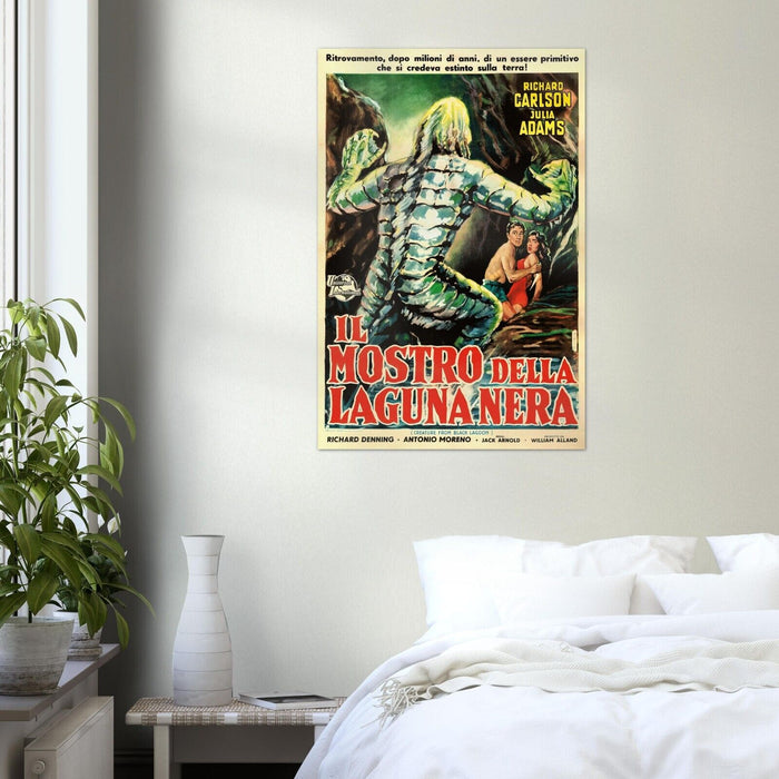 Creature from the Black Lagoon  - Vintage Horror Movie Poster - Italian