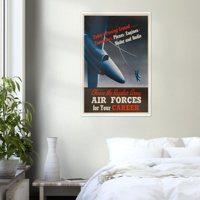 Army Air Forces for Your Career - World War 2 Poster - WW2 Vintage Poster