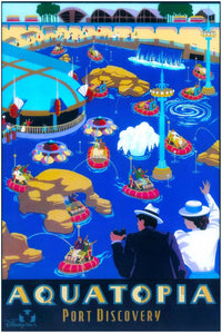 DisneySea Attraction Poster - Aquatopia, Tokyo Disneyland