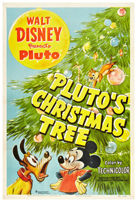 Pluto's Christmas Tree - 1952 - Holiday Movie Poster