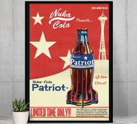 Fallout Poster Patriot Quantum Video Game Poster Gaming Fallout