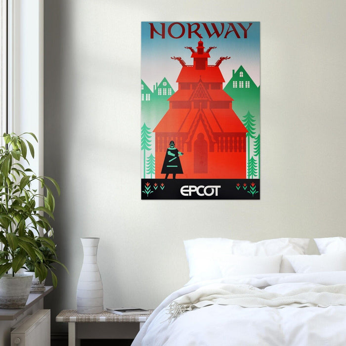 Disney Epcot Center Attraction Poster - Norway - Disney World D23