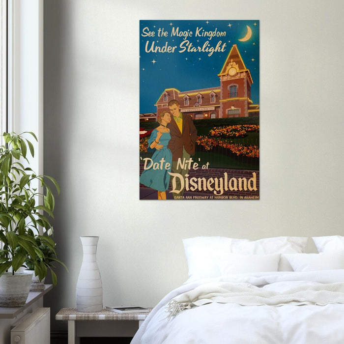 Date Nite - Disneyland Attraction Poster  - Walt Disney Vintage