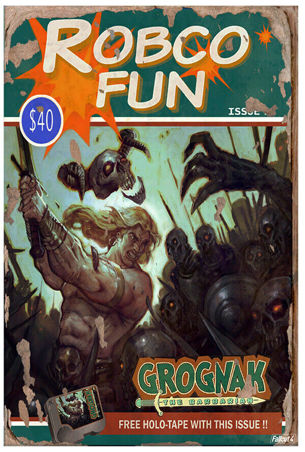 Robco Fun - Grognak - Fallout 4 Poster