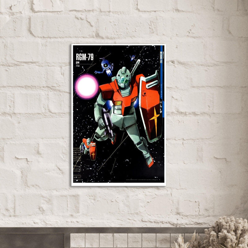 GM - RGM-79 - Gundam Mechanical Poster - Japanese Anime Poster