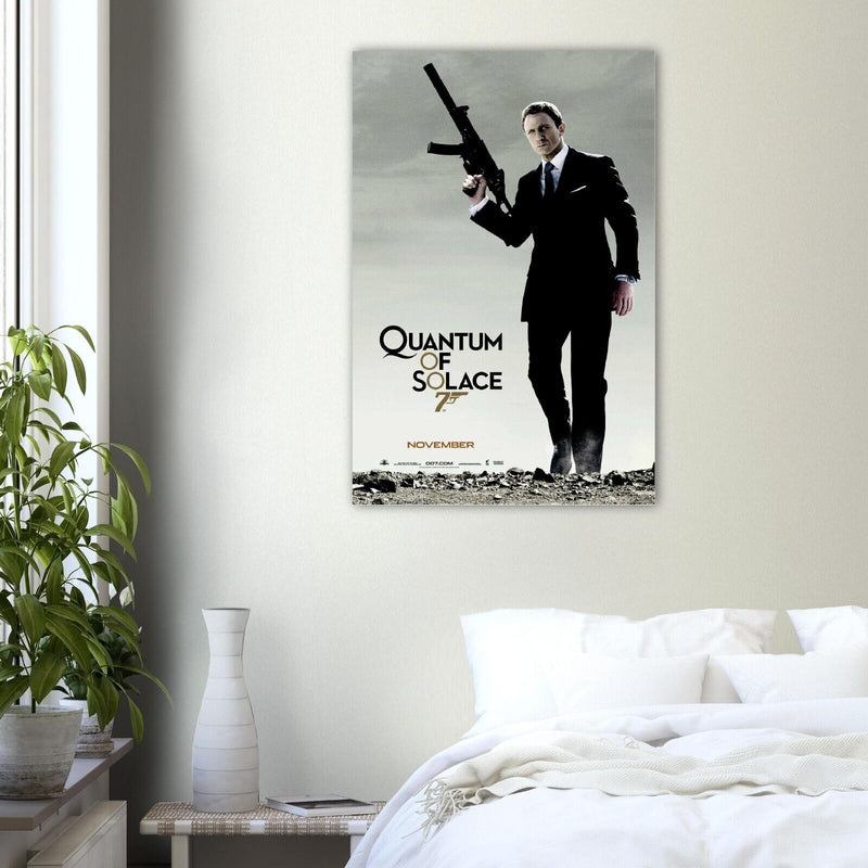 Quantum of Solace - James Bond 007 Movie Poster - Daniel Craig - US Teaser