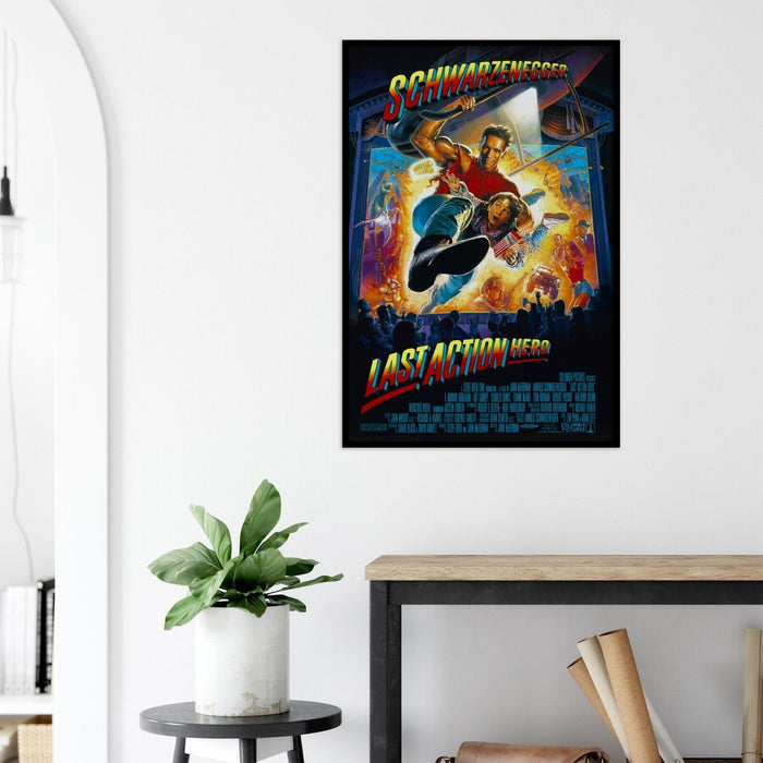 Last Action Hero - Movie Poster - Arnold Schwarzenegger - US Version