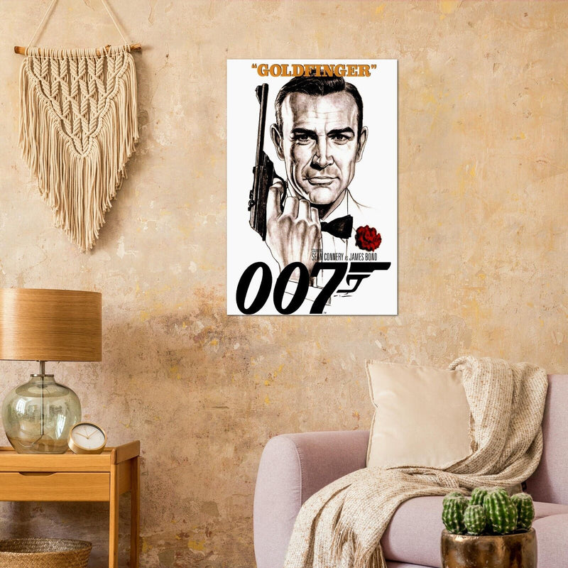 Goldfinger- James Bond 007 Movie Poster - Sean Connery - US Version