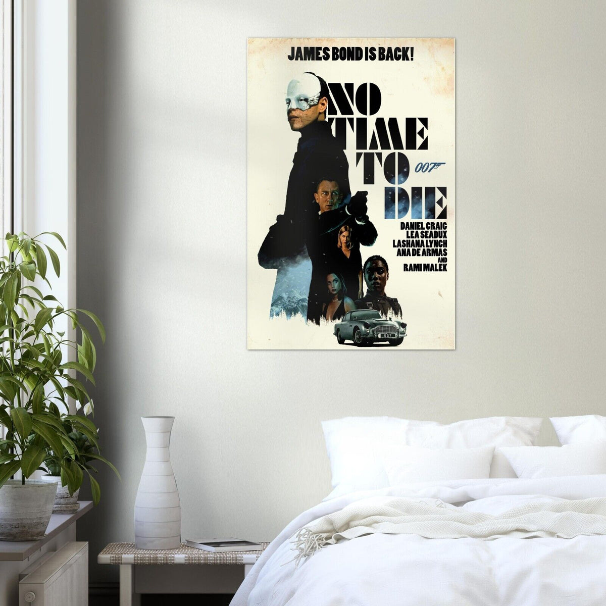 No Time to Die- James Bond 007 Movie Poster - Daniel Craig - US Version