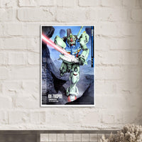 Gundam GP01 - RX-78GP01 - Gundam Mechanical Poster - Japanese Anime Poster