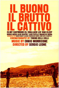 Clint Eastwood Poster The Good The Bad and The Ugly Movie Print, Italian Ver #2
