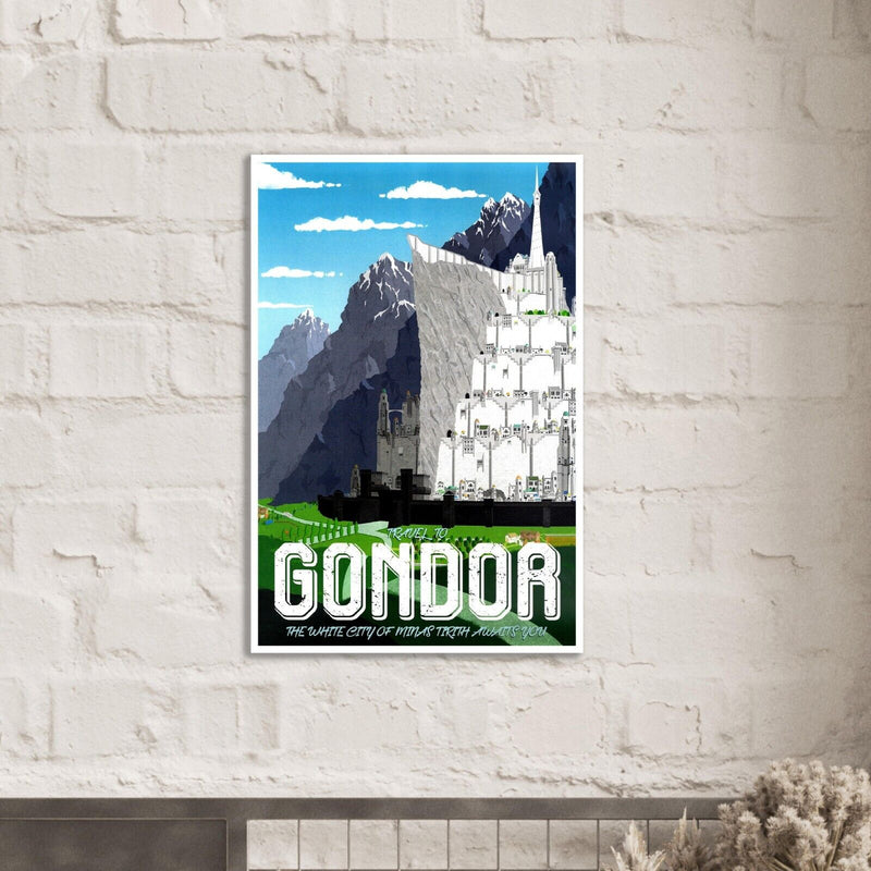 Travel To Gondor  - Lord of the Rings Poster- The Hobbit