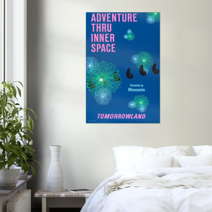 Adventure Though Inner Space - Disneyland Attraction Poster  - Disney Vintage