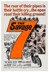 The Savage Seven - Larry Bishop - Movie Poster - 1968 - US Version