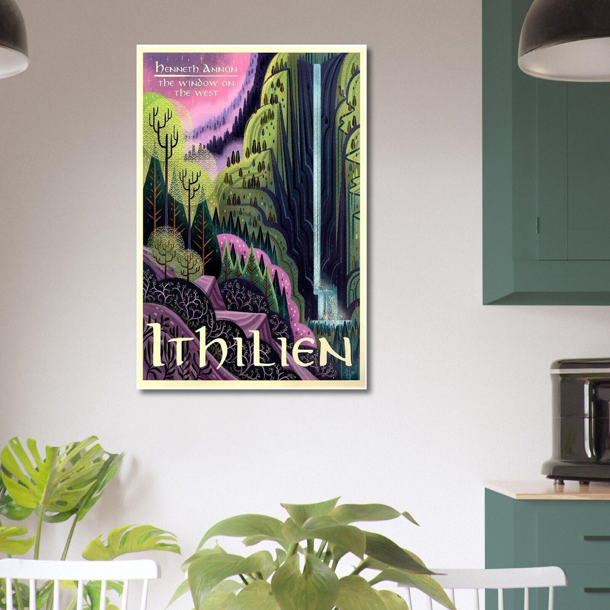 Ithilien - The Window on the West - Lord of the Rings - The Hobbit Poster