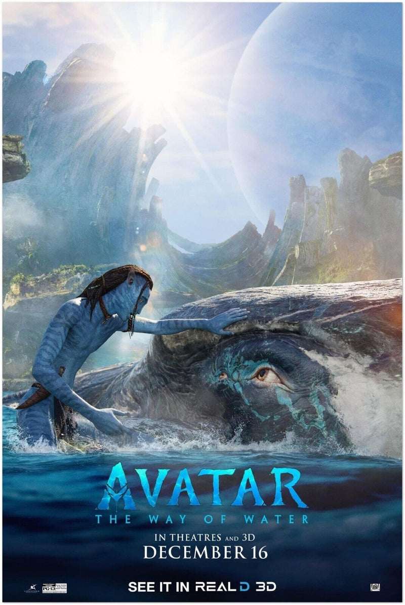 Avatar 2 - The Way of Water Movie Poster 2022 - Teaser #2 - James Cameron