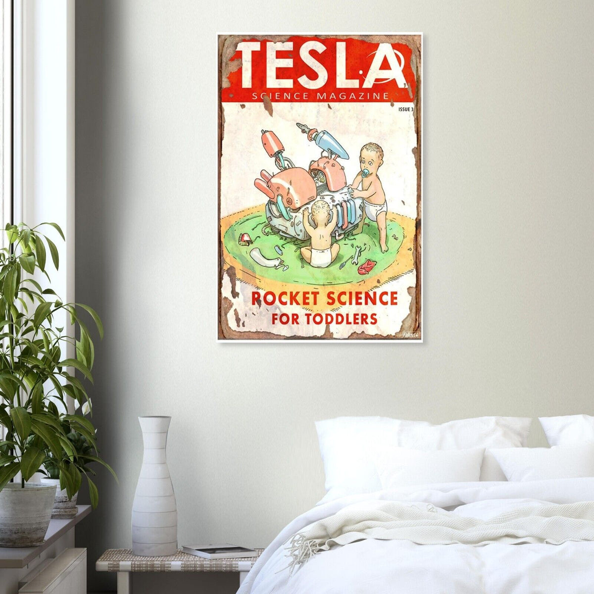 Tesla Science Journal - Rocket Science for Toddlers - Fallout 4 Poster