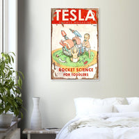 Tesla Science Journal - Rocket Science for Toddlers - Fallout 4 Poster