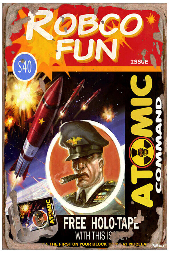 Robco Fun - Atomic Command - Fallout 4 Poster