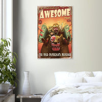 Astoundingly Awesome Tales - Mad Russian- Fallout 4 Poster