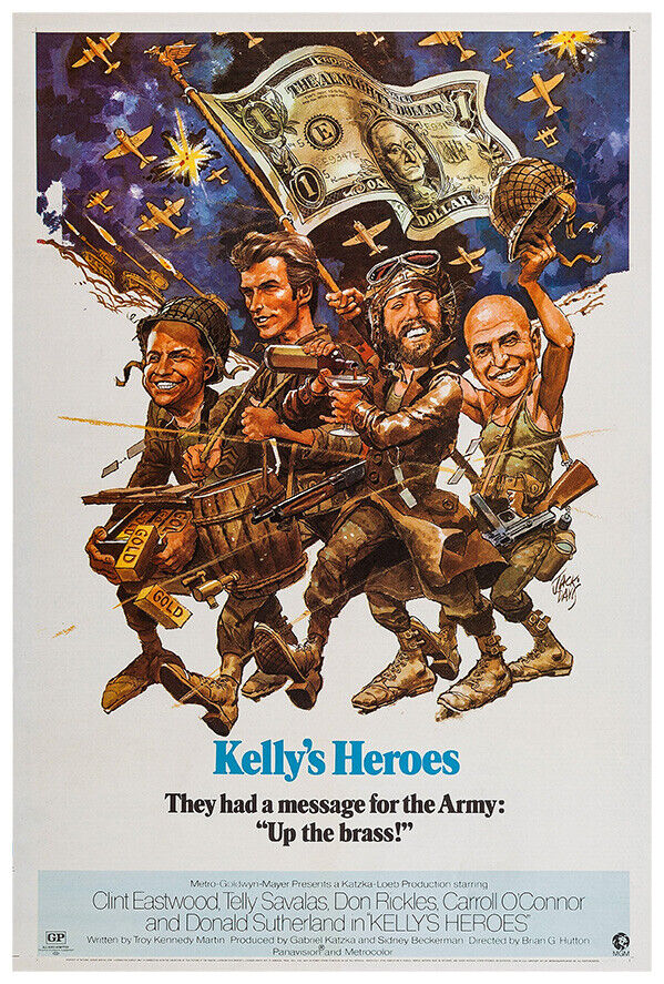 Kelly's Heroes - Clint Eastwood - Movie Poster - US Version #2