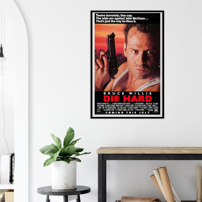 Die Hard - Bruce Willis - Movie Poster - 1988 - Teaser