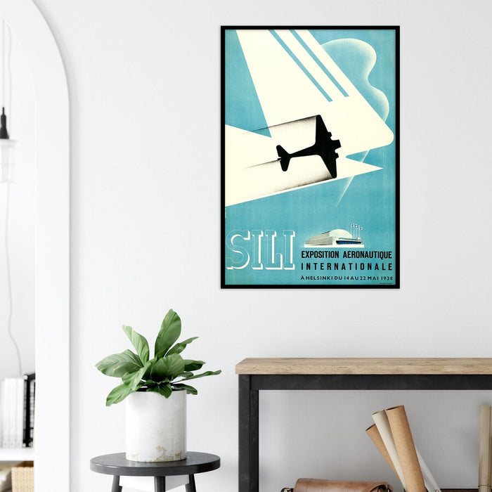 Sili - Finland Air Exposition - 1938 - Vintage Airline Travel Poster