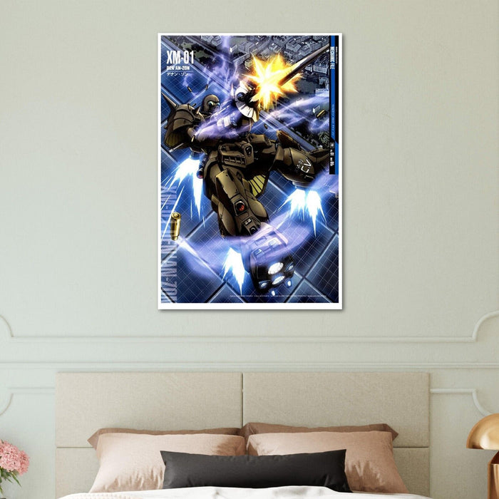 Den'an-Zon - XM-01 - Gundam Mechanical Poster - Japanese Anime Poster