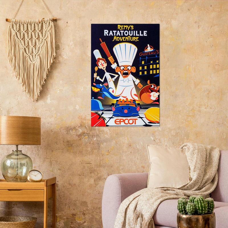 Disney Epcot Center Attraction Poster - Remy's Ratatouille Adventure