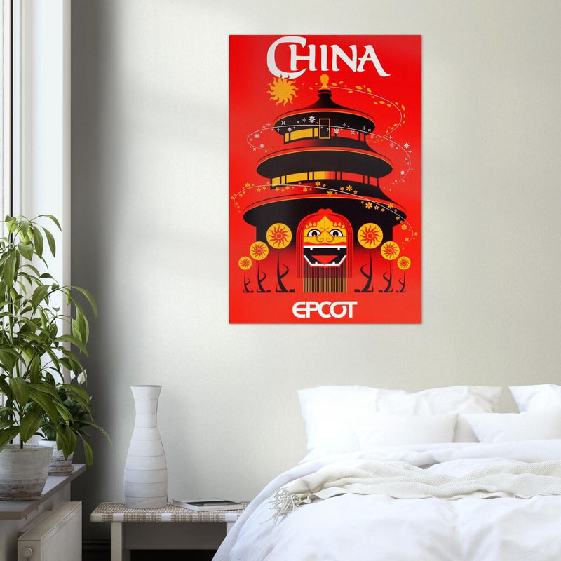 Disney Epcot Center Attraction Poster -  China - Disney World D23