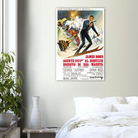 On Her Majesty's Secret Service - James Bond 007 Movie Poster - Italian Version