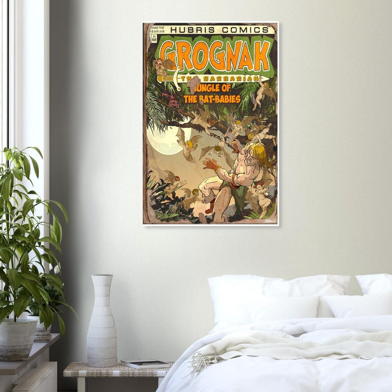 Grognak - Jungle of the Bat-Babies - Fallout 4 Poster