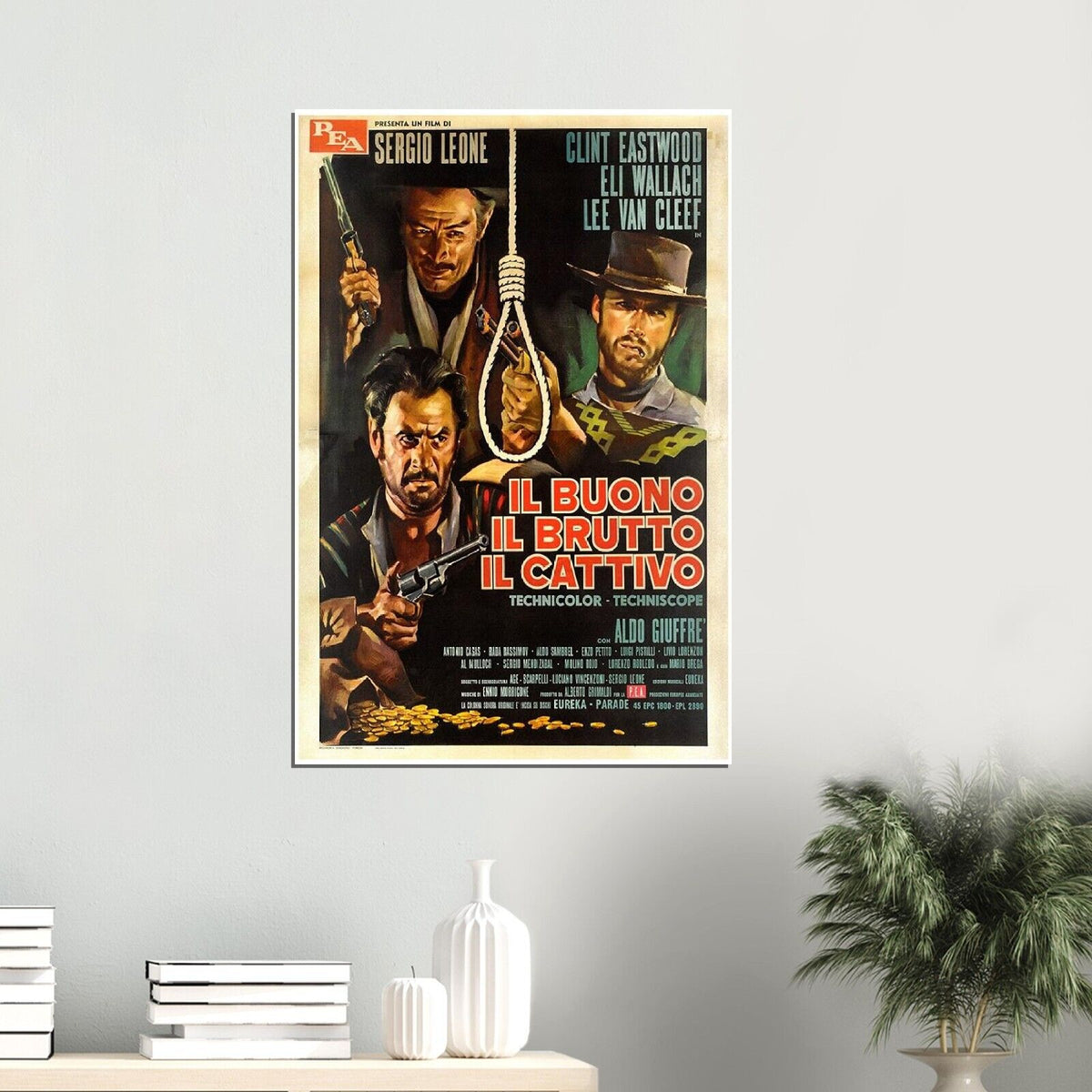 Good The Bad and The Ugly - Italian Version #3 - Clint Eastwood - Movie Poster