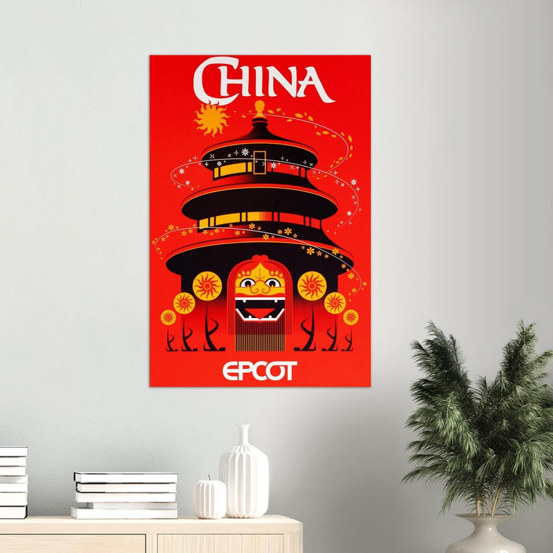 Disney Epcot Center Attraction Poster -  China - Disney World D23