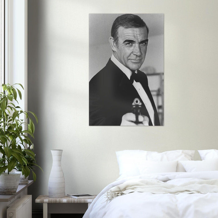 James Bond 007 Poster - Sean Connery - Gun Print