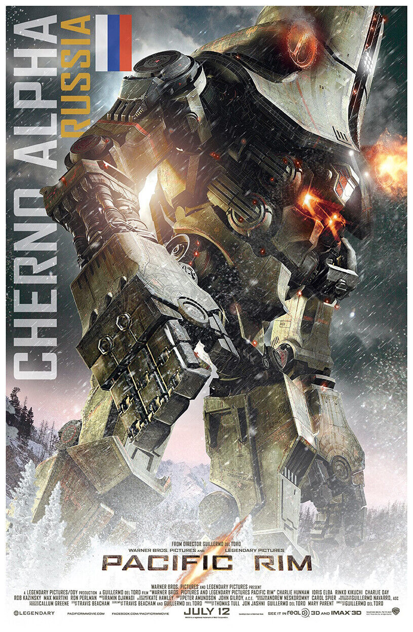 Pacific Rim Movie Poster - Cherno Alpha - Jaeger Poster (11 x 17 Inches)