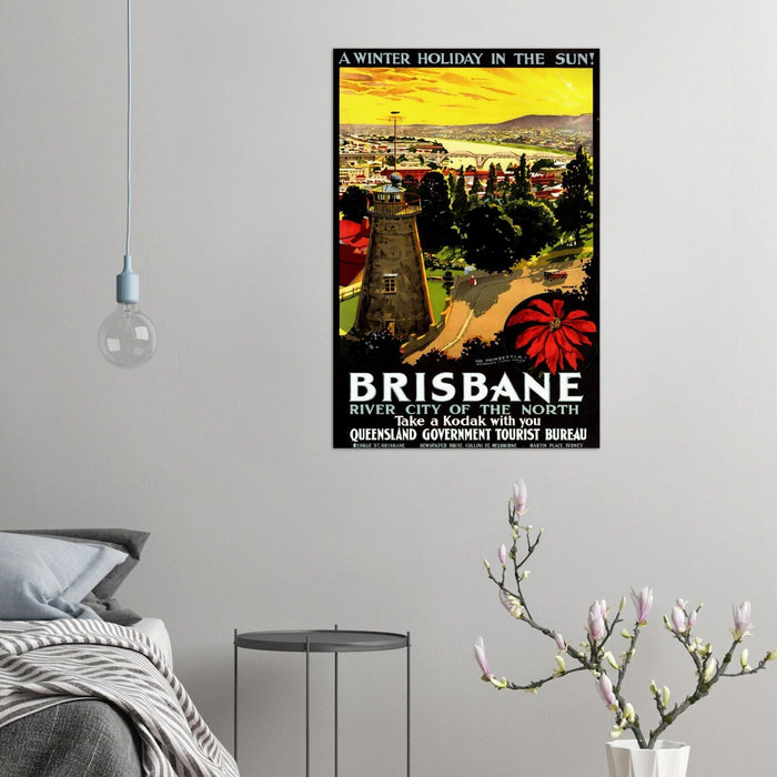 Australia - Brisbane - Travel Poster