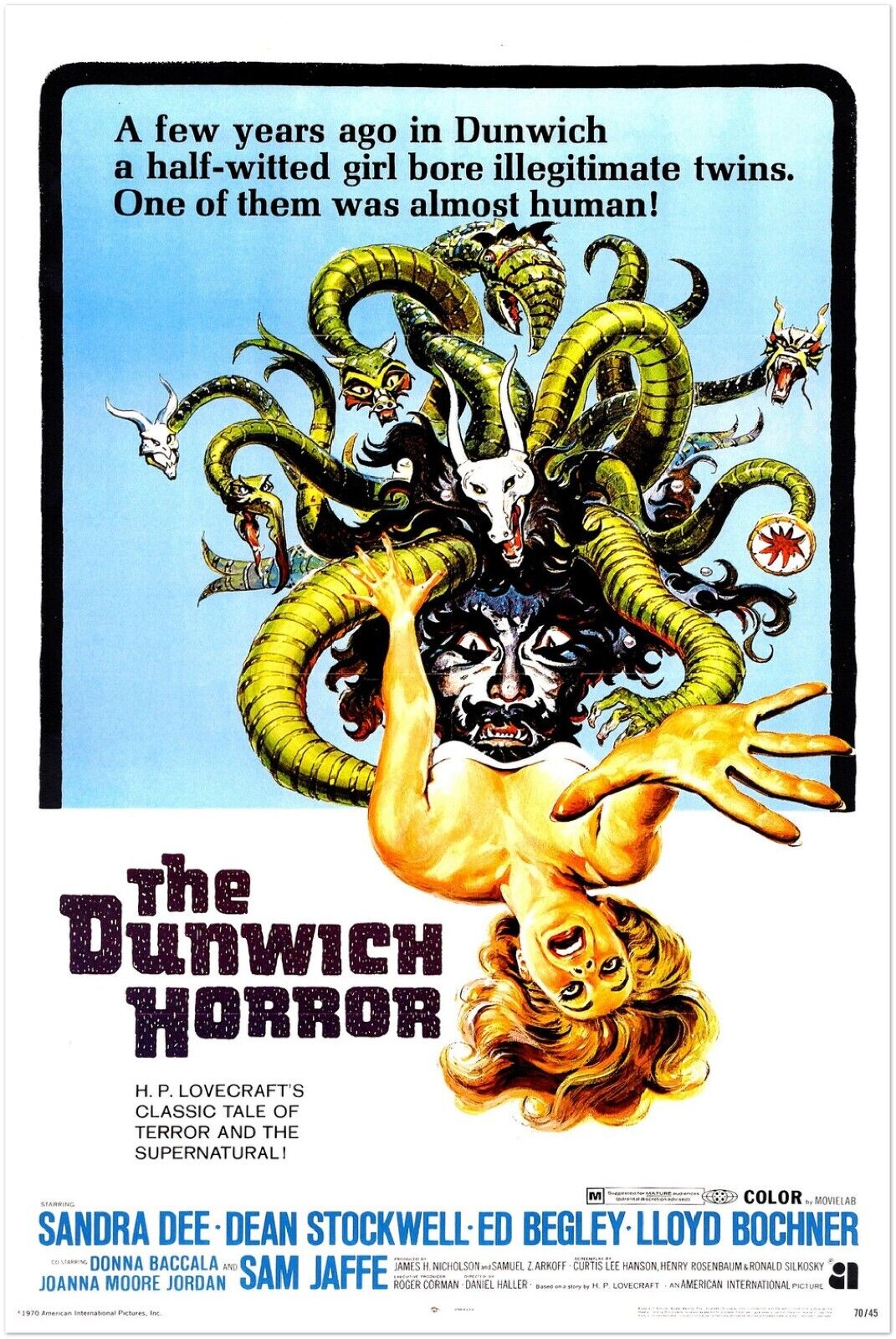 The Dunwich Horror - Vintage Horror Movie Poster – Lost Island