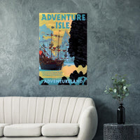 Disney Attraction Poster - Adventure Isle - Disneyland Paris - Euro Disney