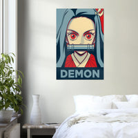 Demon Slayer Nezuko Kamado Anime Poster Wall Manga Print