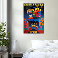 Disney Epcot Center Attraction Poster - Gran Fiesta Tour - Disney World D23