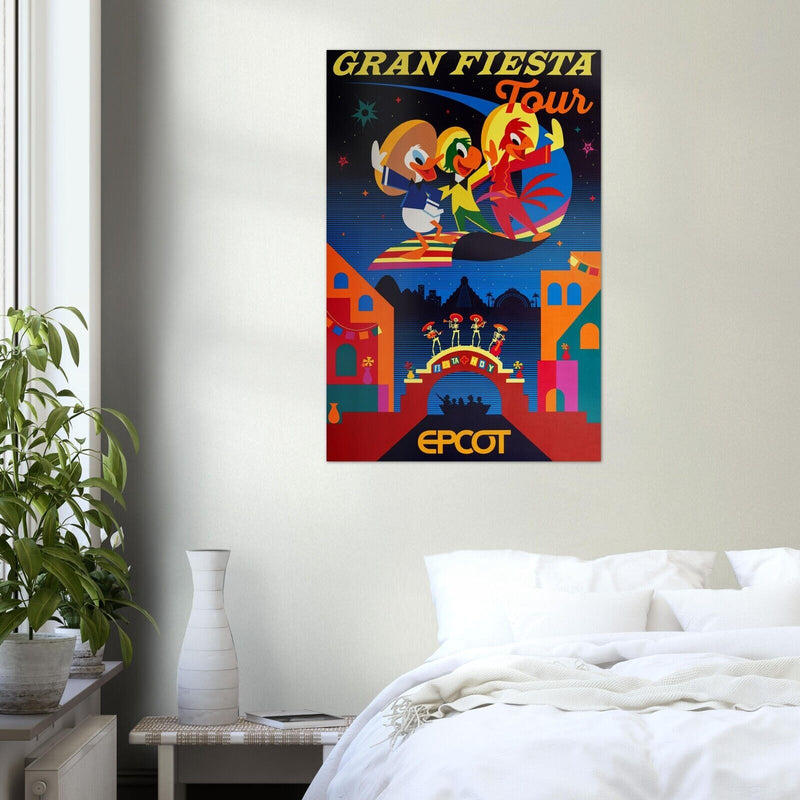 Disney Epcot Center Attraction Poster - Gran Fiesta Tour - Disney World D23