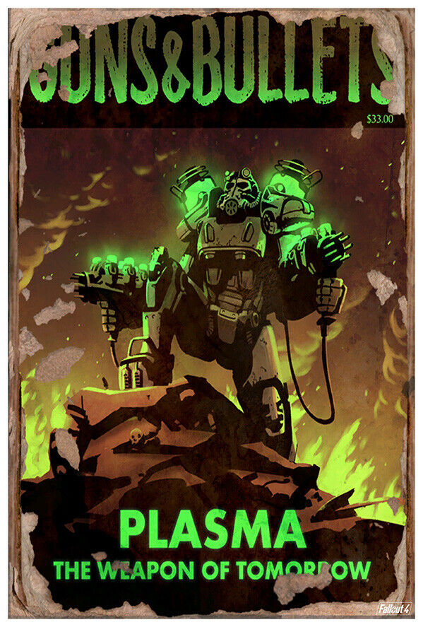 Guns & Bullets - Plasma: The Weapon of Tomorrow - Fallout 4 Poster